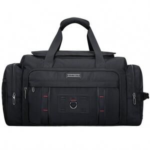 NEW WITZMAN men's travel duffel carry on weekender bag in black